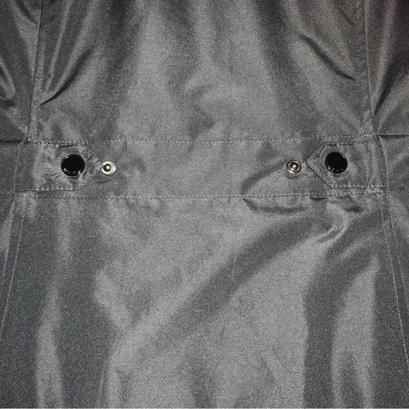 HFX L Puffer Jacket Parka Faux Fur Brim Hood Insulated Black Very Warm - Picture 4 of 9